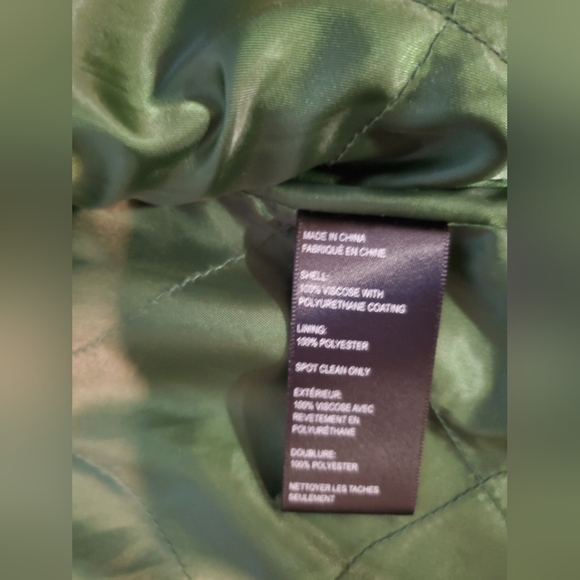 BDG black fuax leather biker jacket size small - Picture 4 of 8